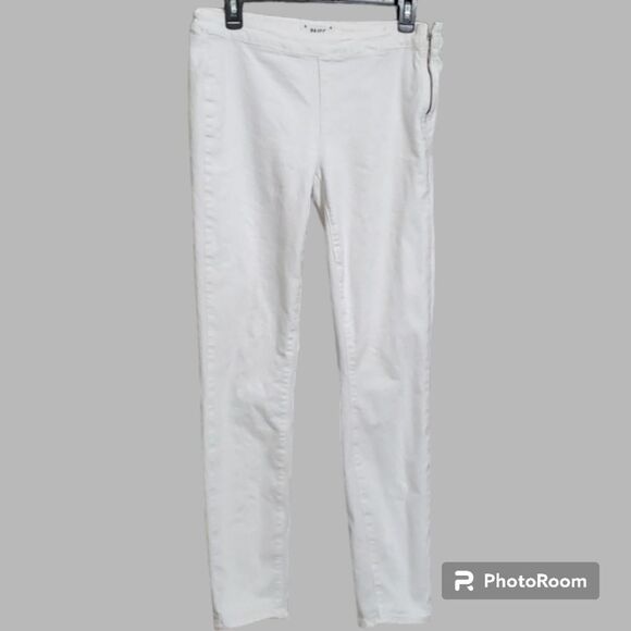 Paige jeans womens size 30 equal size 10 US white side zip rn# 27002 - Picture 1 of 6